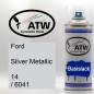 Preview: Ford, Silver Metallic, 14 / 6041: 400ml Sprühdose, von ATW Autoteile West.